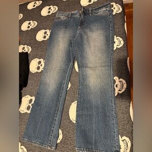 J. Crew Blue jeans Demi boot Full Length women's size 32 regular